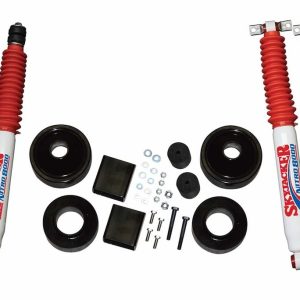 Skyjacker Lift Kit Suspension, Polyurethane Value Kit, 2 Inch Front Lift, 2 Inch Rear Lift, With Front and Rear Nitro 8000 Shock Absorbers – JK20-N