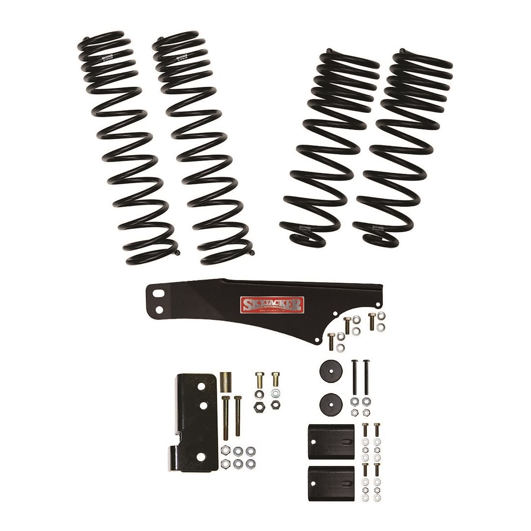 Skyjacker Lift Kit Suspension, Adx 2.0 Aluminum Body Remote Reservoir, 2-1/2 Inch Front Lift, 2-1/2 Inch Rear Lift – JK25BKXLT