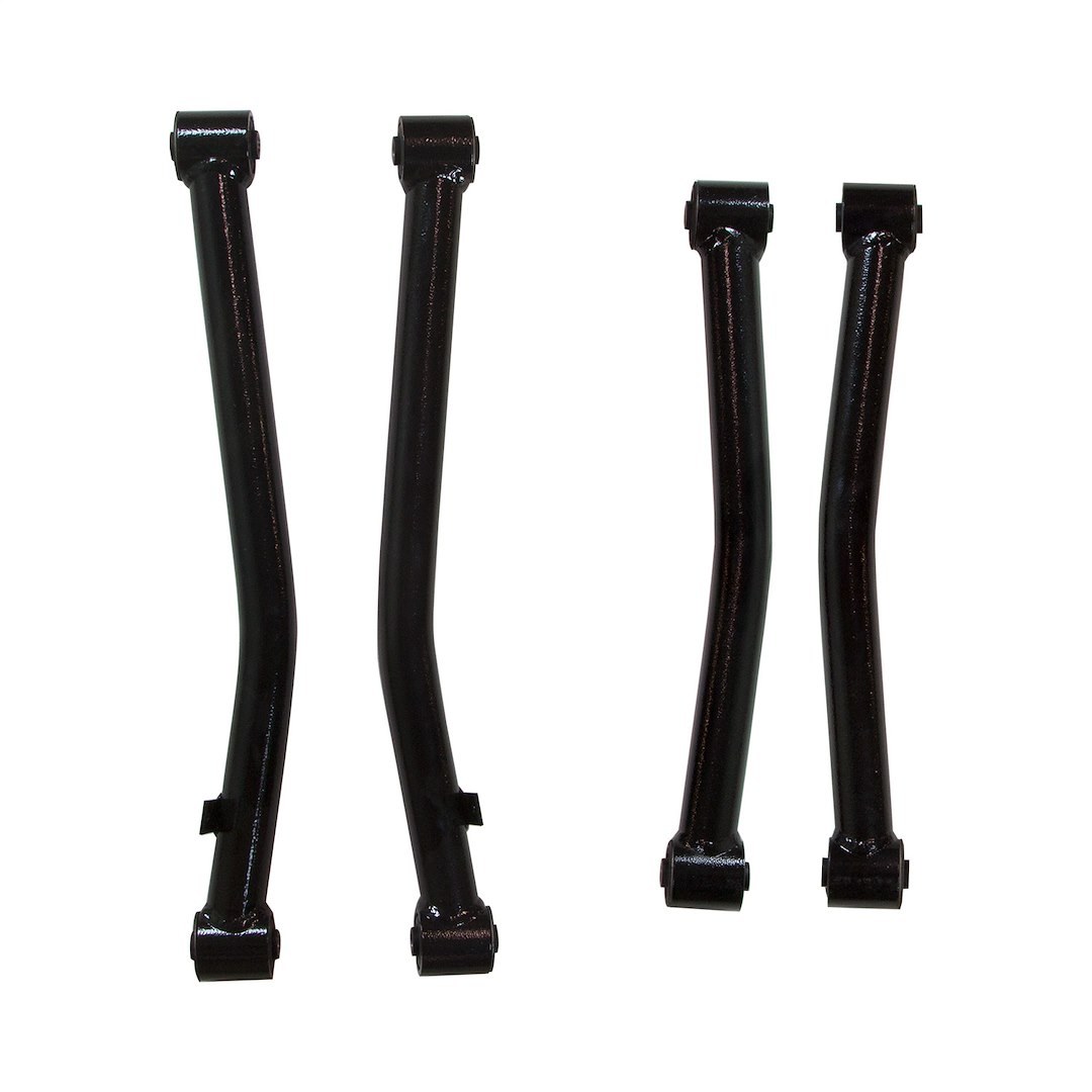 Skyjacker Control Arm, Tubular, Adjustable, Black, Steel, With Currie Joints, Set of 4 – JL24LL