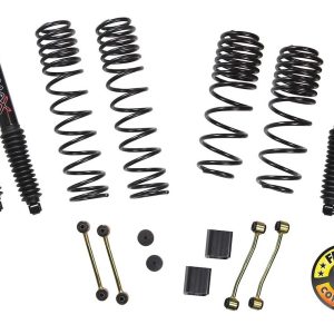 Skyjacker Lift Kit Suspension, Black Max, 2 to 2-1/2 Inch Front Lift, 2 to 2-1/2 Inch Rear Lift – JL25BPBLT