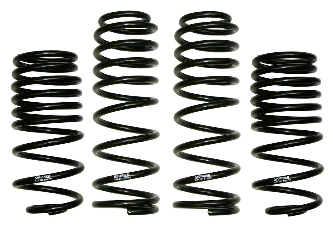 Skyjacker Lowering Kit, Lowjacker, 2 Inch Drop, Black, Shocks Not Included, 4 Coil Springs – LOWJK024