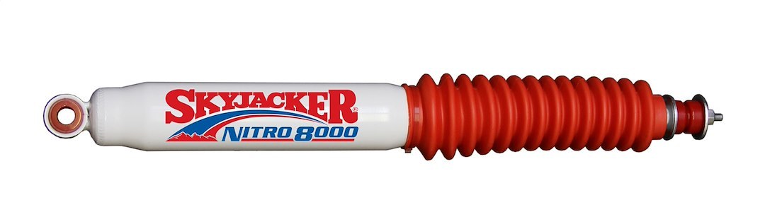 Skyjacker Shock Absorber, Nitro 8000, Nitrogen Gas Charged, Non-Adjustable, Includes Dust Boot, Single – N8019