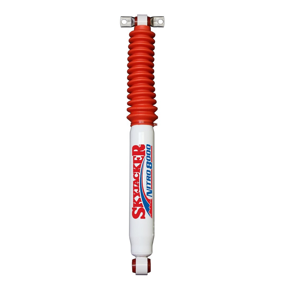 Skyjacker Shock Absorber, Nitro 8000, Nitrogen Gas Charged, Non-Adjustable, Includes Dust Boot, Single – N8037