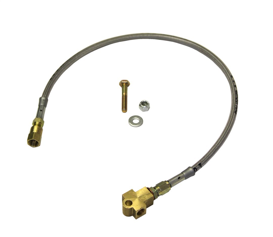 Skyjacker Brake Line, Braided Stainless Steel Hose, Use with 3 Inch to 4 Inch Lift, Single – RBL21