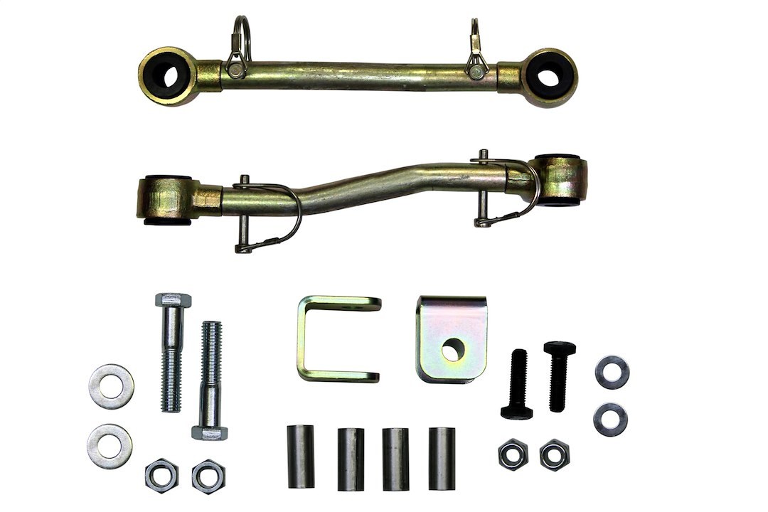 Skyjacker Stabilizer Bar Link Kit, Use with 2-1/2 Inch to 4 Inch Lift, Red, Set of 2 – SBE120