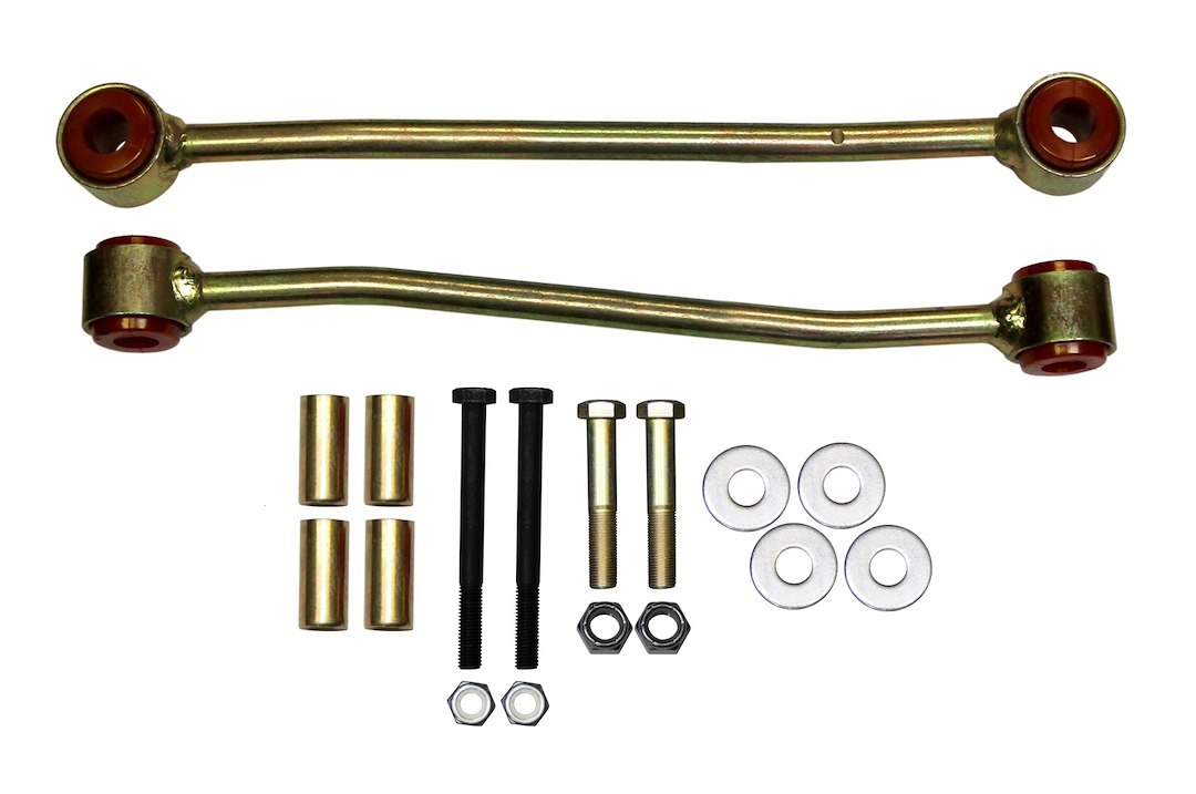 Skyjacker Stabilizer Bar Link Kit, Use with 3 Inch to 4 Inch Lift, Red, Set of 2 – SBE407