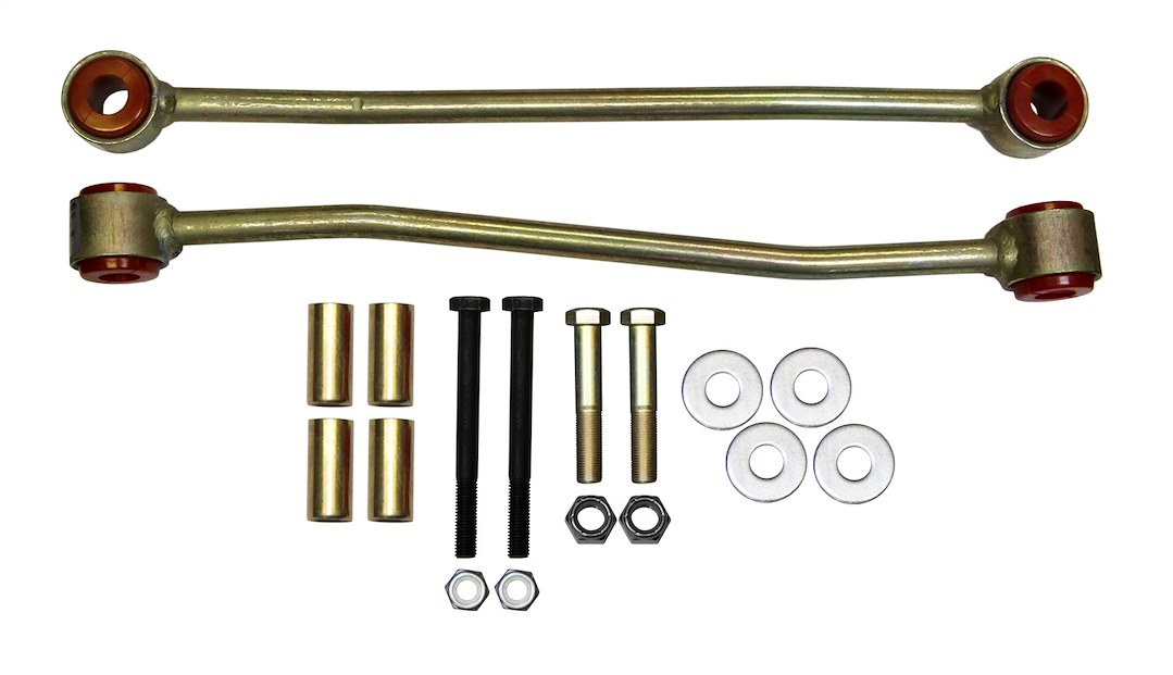 Skyjacker Stabilizer Bar Link Kit, Use with 4 Inch to 8 Inch Lift, Black Bushings, Set of 2 – SBE408