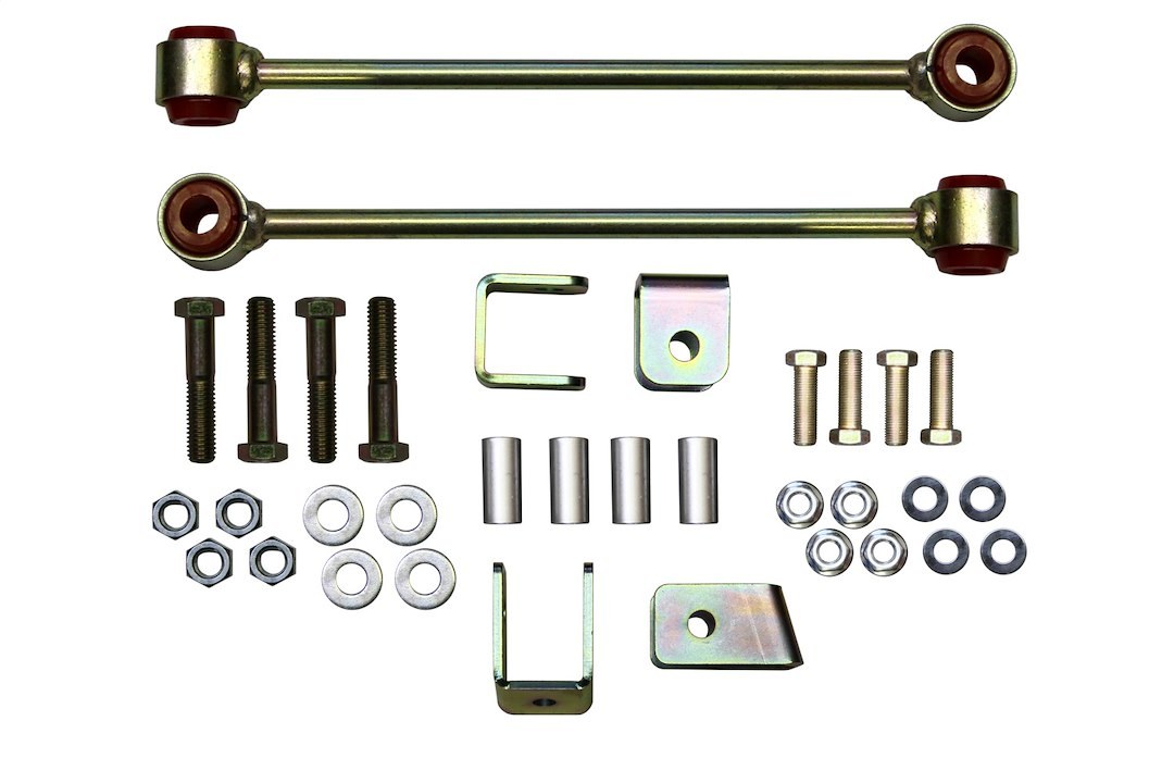 Skyjacker Stabilizer Bar Link Kit, Use with 5 Inch to 6 Inch Lift, Red, Set of 2 – SBE5069