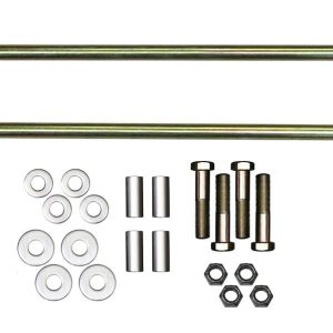 Skyjacker Stabilizer Bar Link Kit, Use with 4 Inch to 6 Inch Lift, Red, Set of 2 – SBE509