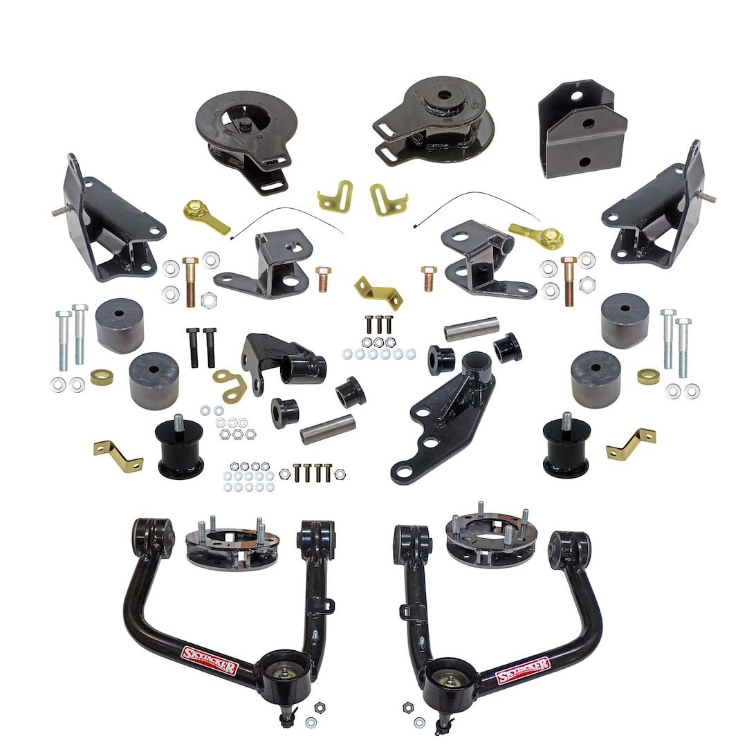 Skyjacker Lift Kit Suspension, 3 Inch Front Lift, 3 Inch Rear Lift, Without Shock Absorbers IN Kit – Shock Change Not Necessary – TU2230ABK