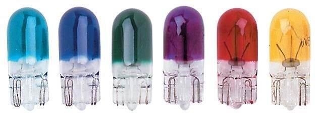 Mtq/Noyka Side Marker Light Bulb, Pro Series, 194 Halogen, Red, Set of 2 – NOK5221