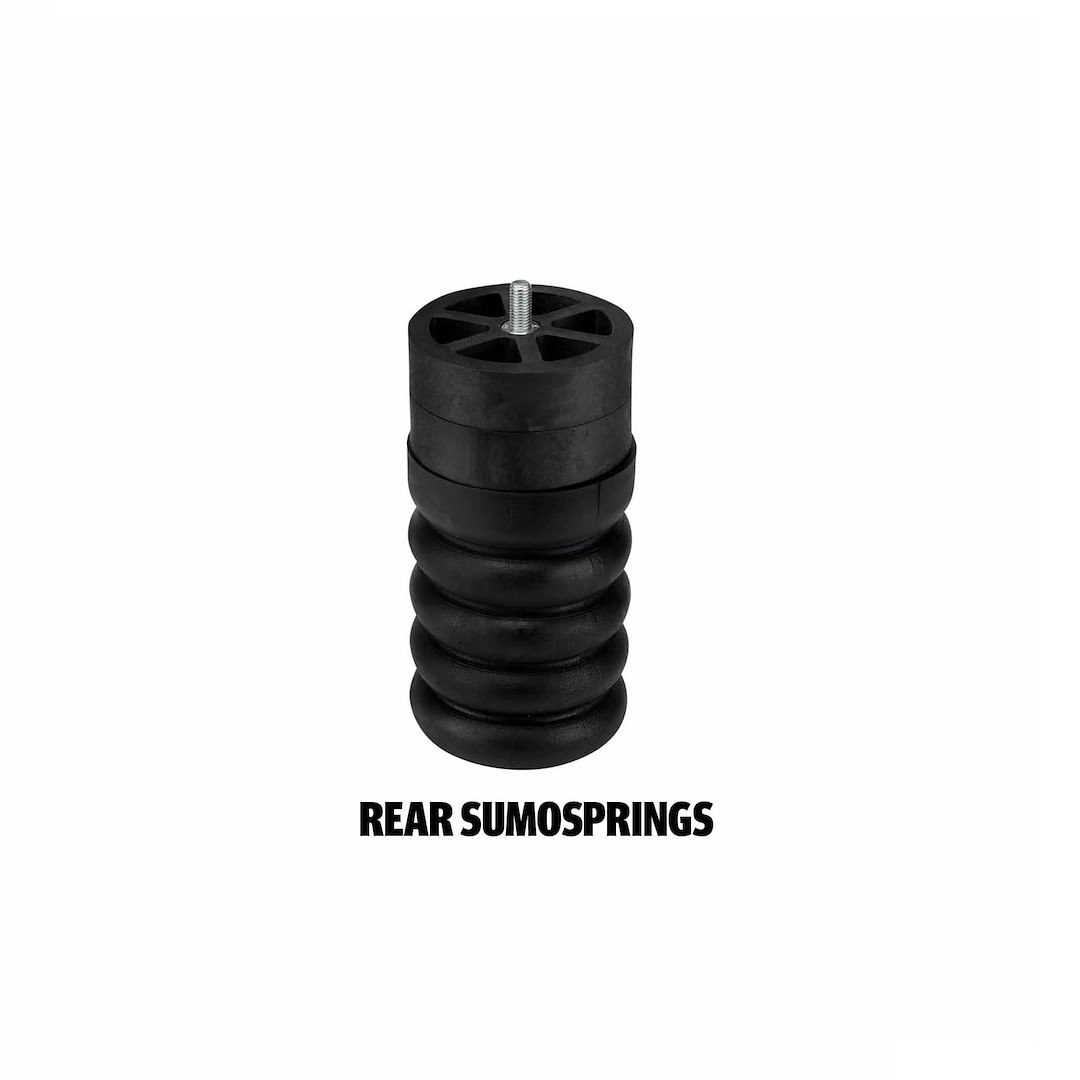 Supersprings Helper Spring Kit, Sumosprings, Air Spring, Frame Mount, 1500 Pounds Load Capacity at 50 Percent Compression – K-30-010