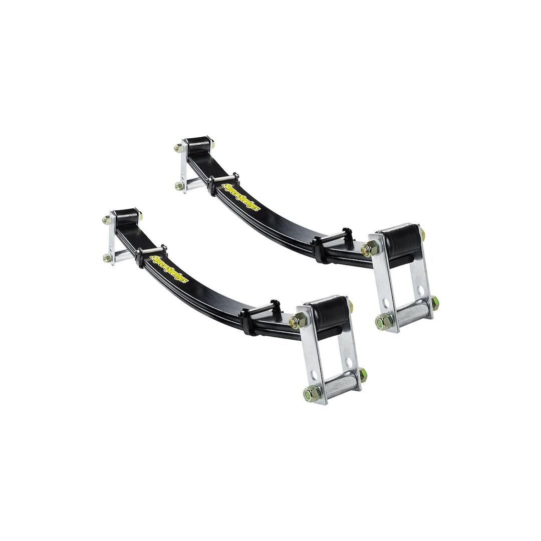 Supersprings Helper Spring Kit, Leaf Spring Design Half Kit, Rear Upper, 3 Inch Width – SSA26.5