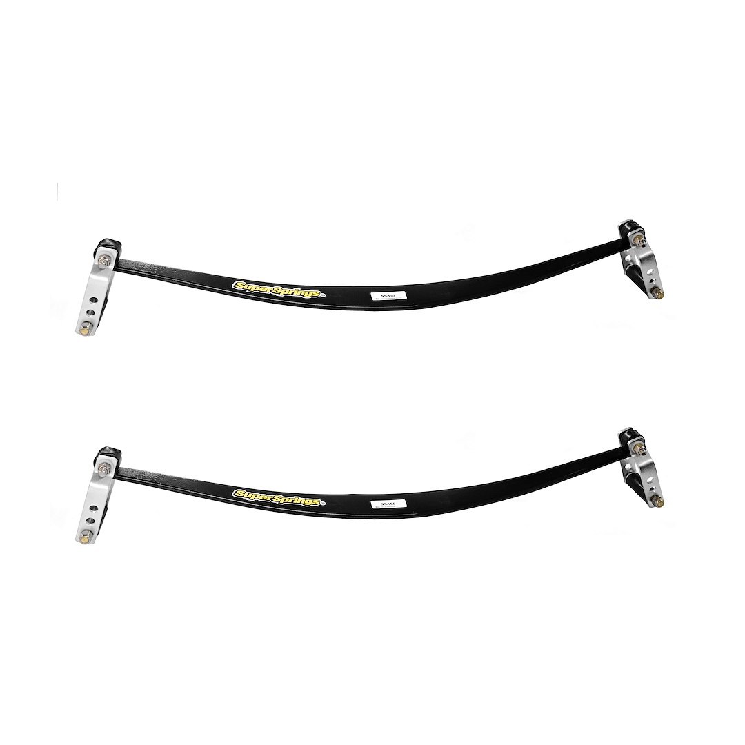 Supersprings Helper Spring Kit, Leaf Spring Design, 1900 Pound Load Capacity (not to Exceed the Gross Vehicle Weight of the Vehicle), Steel – SSA55
