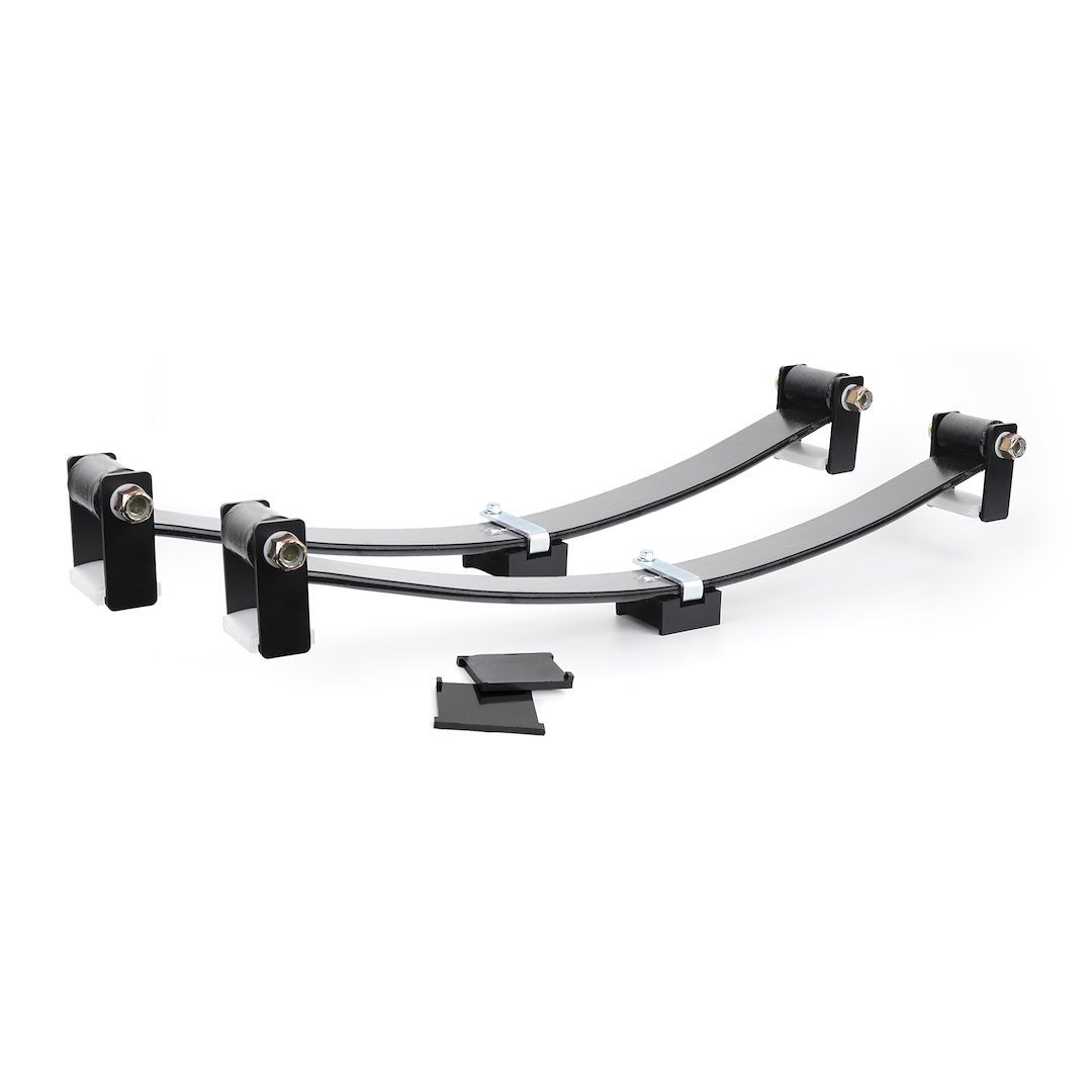 Supersprings Helper Spring Kit, Leaf Spring Design, Frame Mount, 2600 Pound Load Capacity at 50 Percent Compression – SSA56