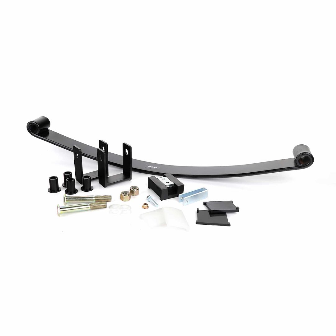 Supersprings Helper Spring Kit, Leaf Spring Design, Frame Mount, 2600 Pound Load Capacity at 50 Percent Compression – SSA56