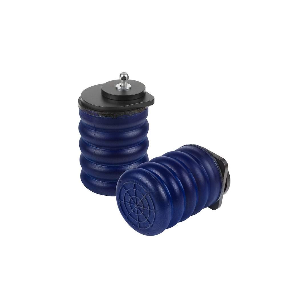 Supersprings Helper Spring Bellows, Sumosprings, 5 Inch Height, 4 Inch Diameter, 1000 Pound Load Capacity at 50 Percent Compression, Blue – SSF-111-40