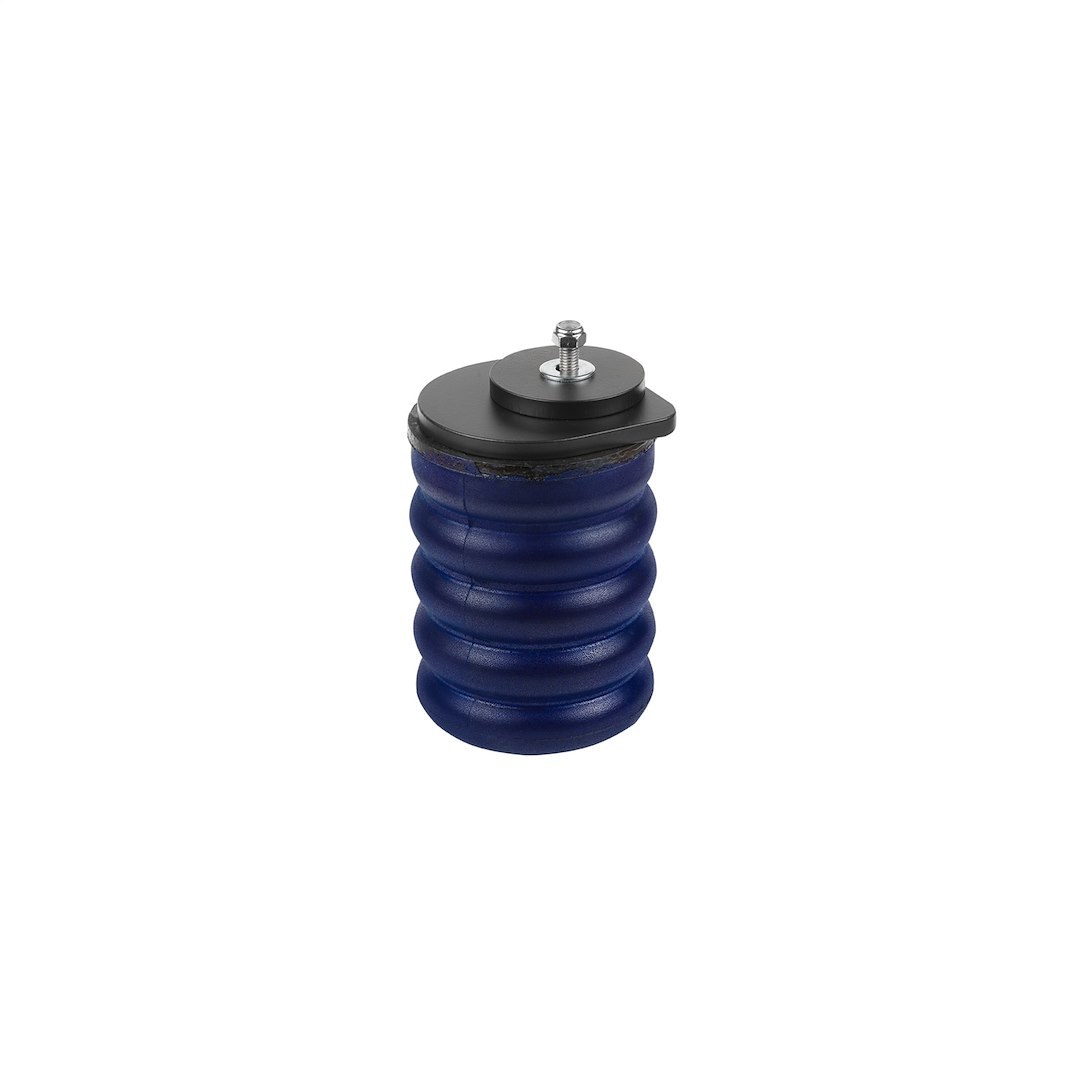 Supersprings Helper Spring Bellows, Sumosprings, 5 Inch Height, 4 Inch Diameter, 1000 Pound Load Capacity at 50 Percent Compression, Blue – SSF-111-40