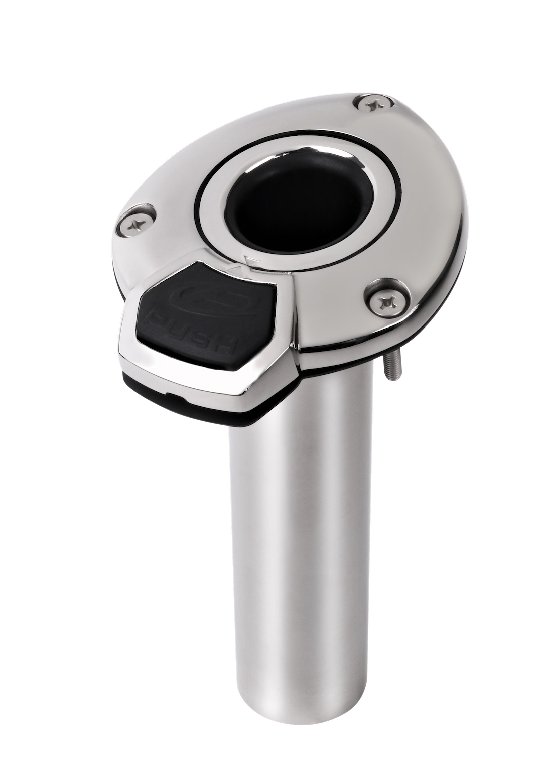Schmitt/Onga Fishing Rod Holder, Evo 360 Series, 15 Degree Flush Mount, Rotating Rod Holder, 8 Inch Length – 2ER008