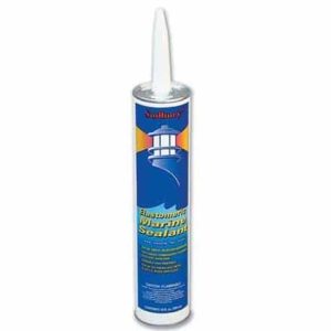 Sudbury Adhesive Sealant, Elastomeric, Used to Seal Ports/ Bed Hardware/ Stops Leaks on Fiberglass/ Glass/ Plastic/ Metal and Wood Surfaces – 300