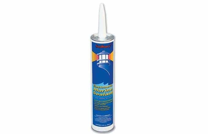 Sudbury Adhesive Sealant, Elastomeric, Used to Seal Ports/ Bed Hardware/ Stops Leaks on Fiberglass/ Glass/ Plastic/ Metal and Wood Surfaces – 300