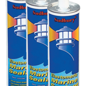 Sudbury Adhesive Sealant, Elastomeric, Used to Seal Ports/ Bed Hardware/ Stops Leaks on Fiberglass/ Glass/ Plastic/ Metal and Wood Surfaces – 302