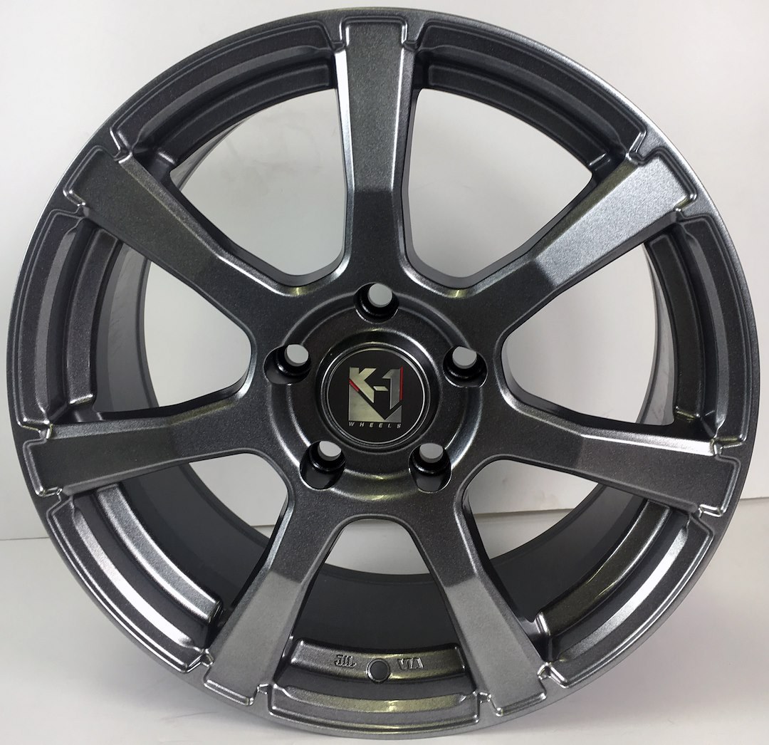 Savini Wheel, K11 Series, 17 Inch Diameter X 7.5 Inch Width, 5 X 100 Millimeter/ 5 X 3.94 Inch Bolt Pattern, 60 Degree Conical Seat Lug – KABAG48B