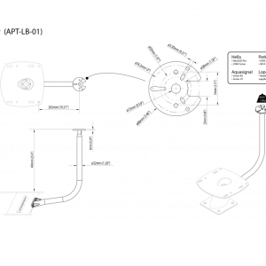 Scanstrut Navigation Light Mount – APT-LB-01-BLK
