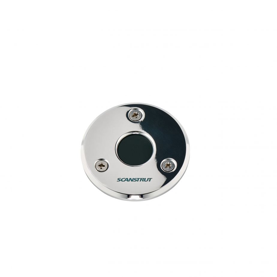 Scanstrut Cable Gland, Use to Pass Through 0.08 Inch to 0.35 Inch Cables, Silver, 316 Stainless Steel, IP68 Waterproof, Single – DS-LP-16-S