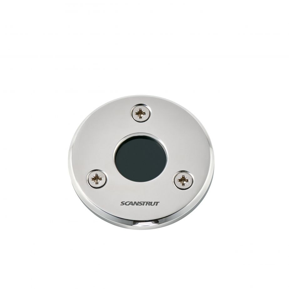 Scanstrut Cable Gland, Use to Pass Through 0.15 Inch to 0.35 Inch Cables, Silver, 316 Stainless Steel, IP68 Waterproof, Single – DS-LP-21A-S