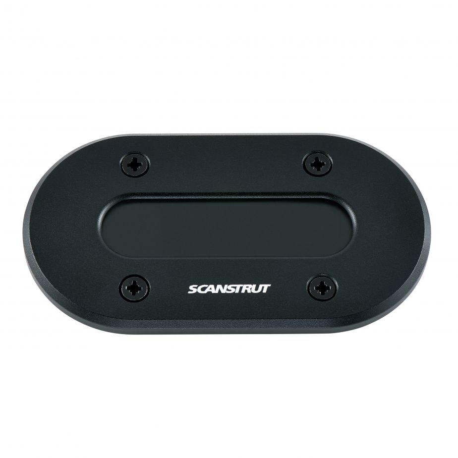 Scanstrut Cable Gland, Use to Pass Through Up to 0.59 Inch Multiple Cables, Black, Aluminum, IP68 Waterproof, Single, Low Profile – DS-LP-MULTI-BLK