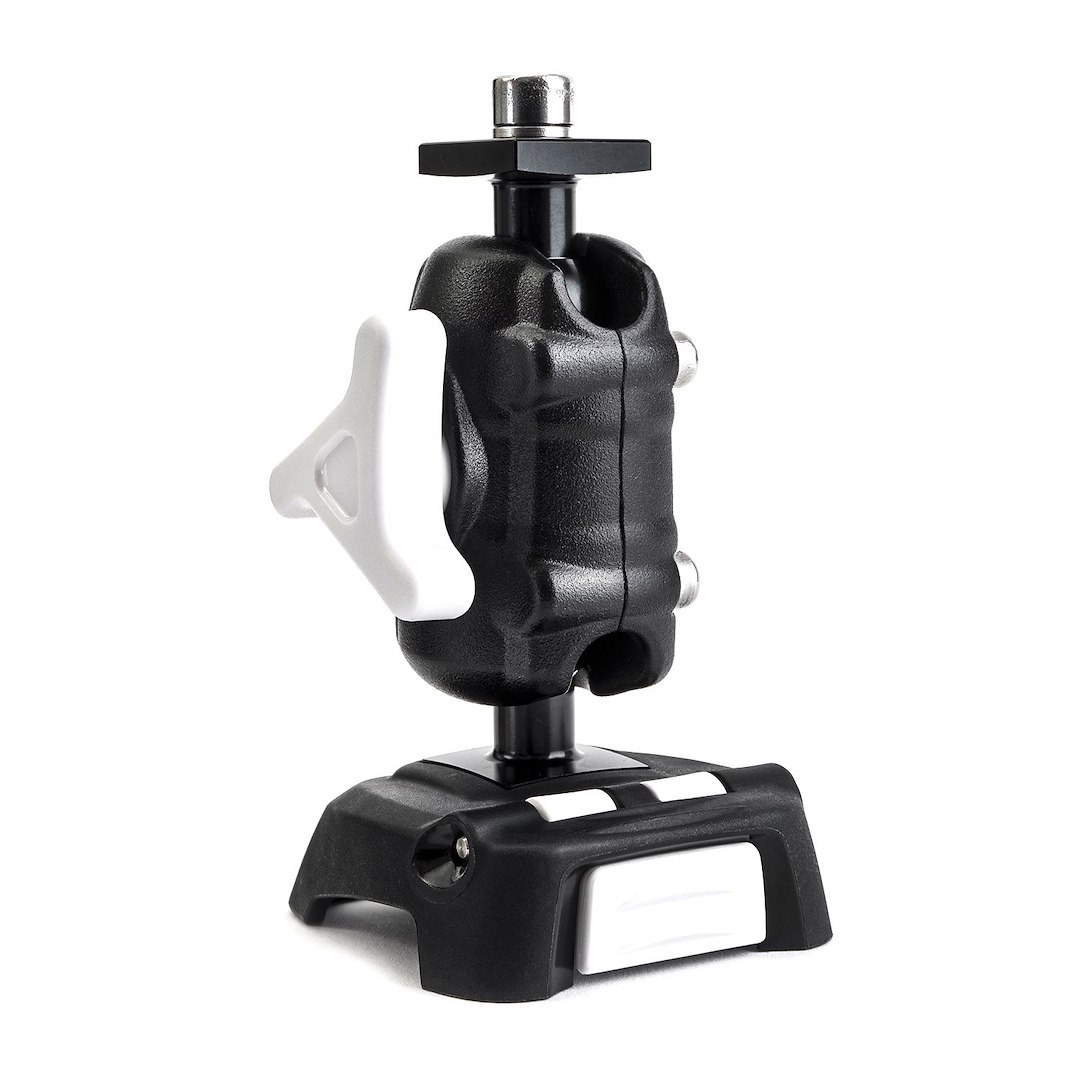 Scanstrut Cell Phone Mount, Rokk Mini, Fits 1-3/4 to 3-3/4 Inch Width Smartphones/ Handheld GPS, Suction Cup Mount Kit, Black/ White – RLS-509-405