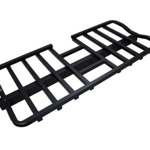 Saris Cyclin Trailer Hitch Cargo Carrier, Rack Style, 120 Pounds Capacity, 48 Inch Length X 18 Inch Width, Non-Folding, Black, Steel – 4425