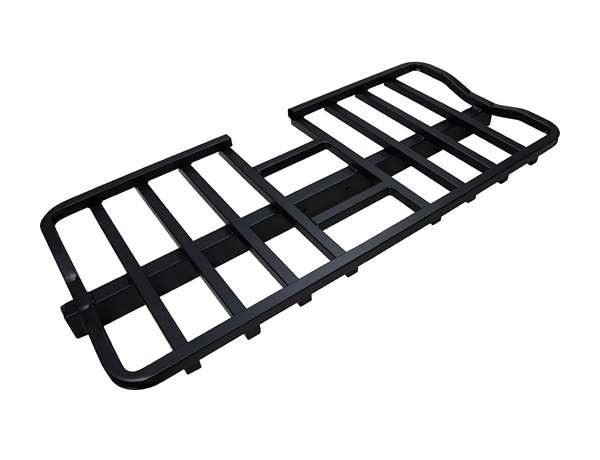 Saris Cyclin Trailer Hitch Cargo Carrier, Rack Style, 120 Pounds Capacity, 48 Inch Length X 18 Inch Width, Non-Folding, Black, Steel – 4425
