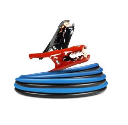 Schumacher Battery Jumper Cable, 250 Amp, 4 Gauge, 20 Foot Length, Black/ Blue – BC4