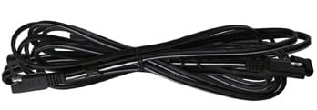 Schumacher Battery Charger Cable Extension, Use with Schumacher Chargers, 25 Foot Length, Black, Protective Caps on Both Ends – EC-25