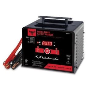 Schumacher Battery Charger, Farm & Ranch, For 6 or 12 Volt Batteries, 120 Volt Power Supply, 150/ 200 Amp Engine Start Current – FR01335