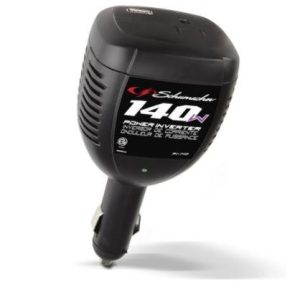 Schumacher Power Inverter, Inverts 10.5-15.5 Volt DC to 120 Volt AC, 140 Watt Continuous Output/ 280 Watt Peak Output, 85 Percent Efficiency – PI-140