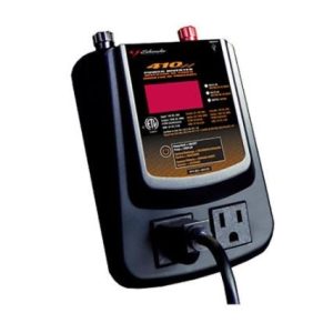 Schumacher Power Inverter, Inverts 10.5-15.5 Volt DC to 120 Volt AC, 410 Watt Continuous Output/ 820 Watt Peak Output, 85 Percent Efficiency – PID-410