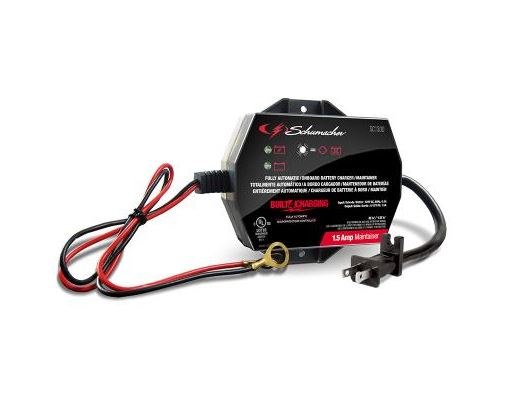 Schumacher Battery Charger, BUILT4CHARGING, For 6 or 12 Volt Batteries, On-Board Battery Charger, 120 Volt Power Supply – SC1300