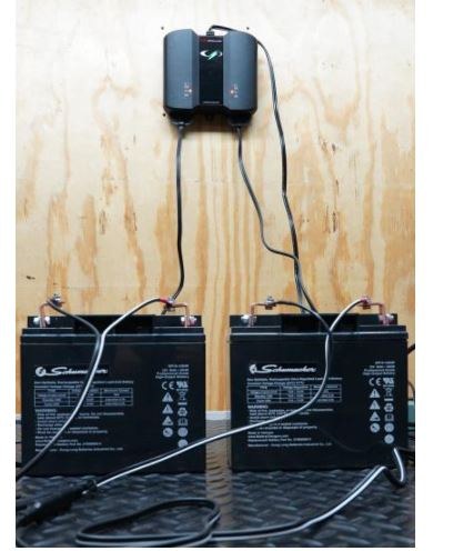 Schumacher Battery Charger, For 6 or 12 Volt Batteries, 120 Volt Power Supply, 2 Amp Charging Current – SC1410