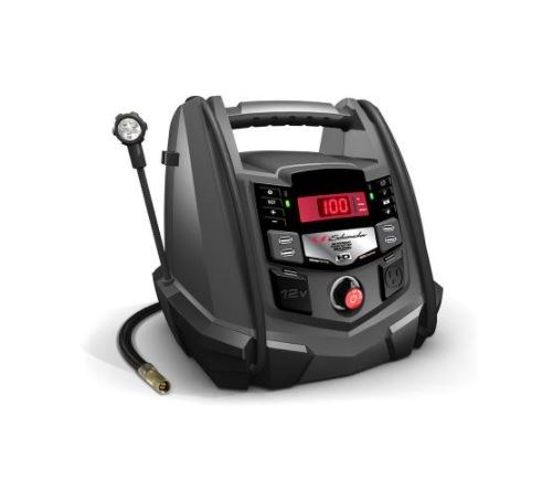 Schumacher Battery Portable Jump Starter, Use to Start 4 to 8 Cylinder Cars, 1200 Peak Amp, With 12 Volt DC Outlet – SJ1289