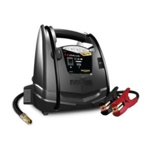 Schumacher Battery Portable Jump Starter, Use to Start 4 to 8 Cylinder Cars, 800 Peak Amp, With 12 Volt DC Outlet – SJ1331