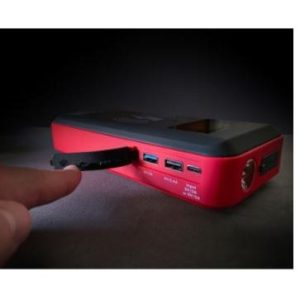 Schumacher Battery Portable Jump Starter, 2000 Peak Amp, With 12 Volt DC Outlet, Up to 50 Jump Starts Per Charge, Without Compressor – SL1452