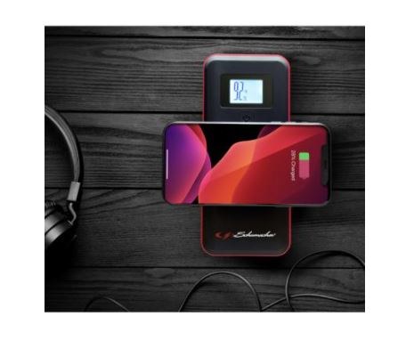 Schumacher Battery Portable Jump Starter, 2000 Peak Amp, With 12 Volt DC Outlet, Up to 50 Jump Starts Per Charge, Without Compressor – SL1452