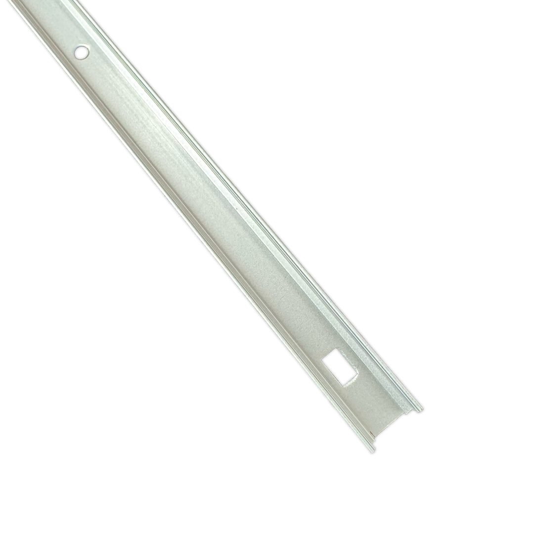 Shadow-Caste Rope Light Mounting Track, Snap-IN, 1 Meter Length, White, Aluminum, Single – SCM-AL-MINI-TRACK-1M