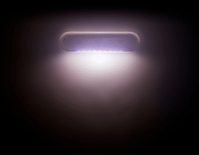 Shadow-Caste Courtesy Light, Scm-Cl Series, Great White, Clear Lens, 60 Milliampere Current Draw, 10 to 30 Volt DC Operating Voltage – SCM-CL-GW