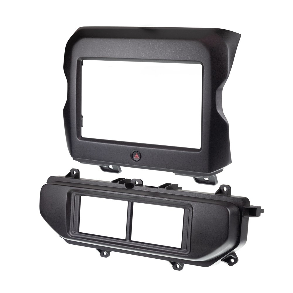 Scoshe Ind. Radio Mounting Kit, For Single Din and Double Din Stereos, 3.25 Inch Depth, Black, With Stereo Replacement Interface – ITCCR05B