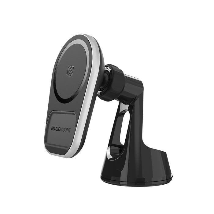 Scoshe Ind. Wireless Cellular Phone Charger, Magicmount ™, Magsafe Charging Stand, Up to 15 Watt Output, USB-C Power Input, Round – 0267MPQ5WD-XTSP