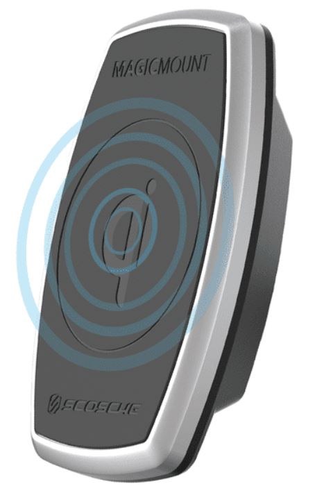 Scoshe Ind. Wireless Cellular Phone Charger, Magicmount ™, Qi Charging Pad, 10 Watt Output, Rectangular, Without Indicator Light – PCQICR01